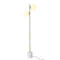 Modern marble base gold LED corner floor stand lamp for hotel room